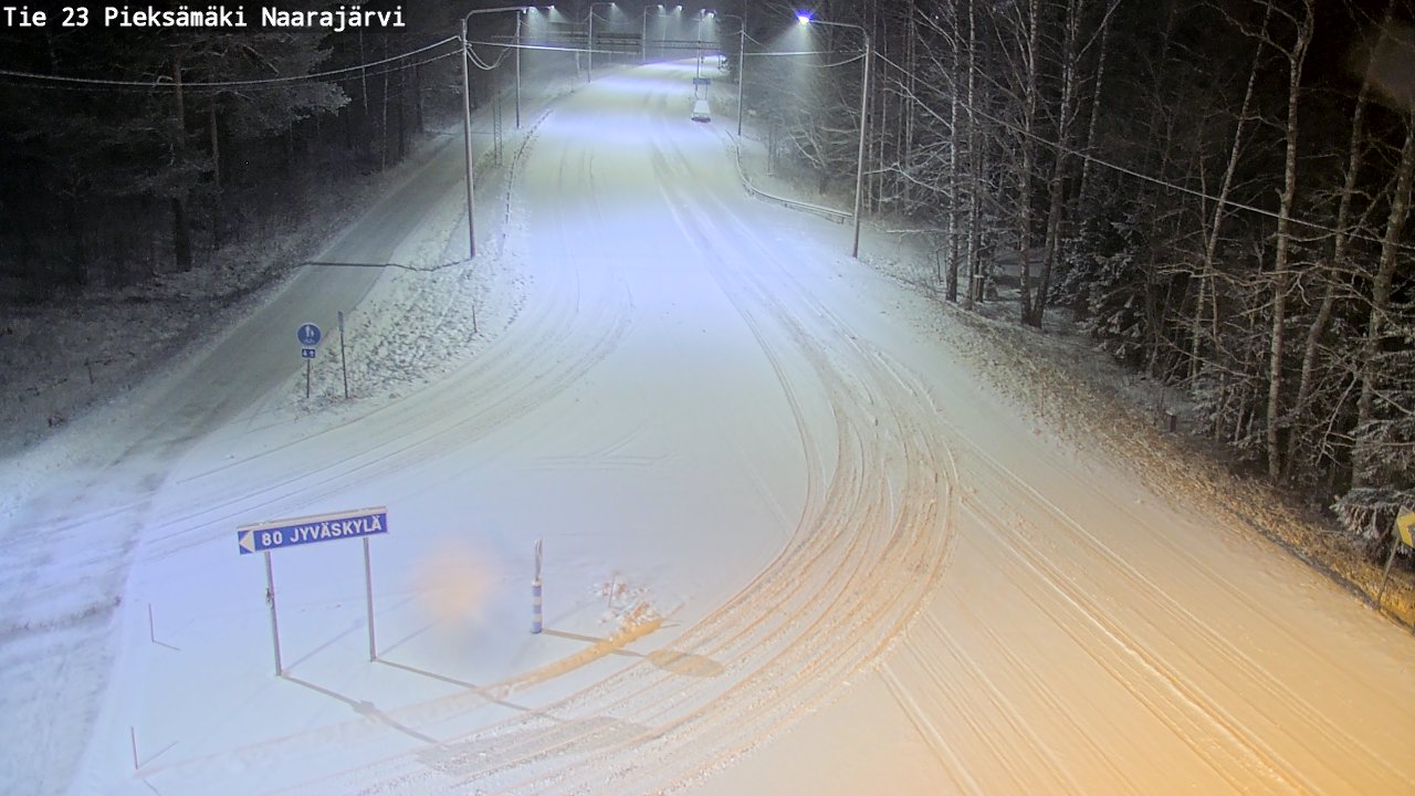 Kelikamerat Kuva Tie 23 Pieksämäki, Naarajärvi, Pieksämäki, Etelä-Savo