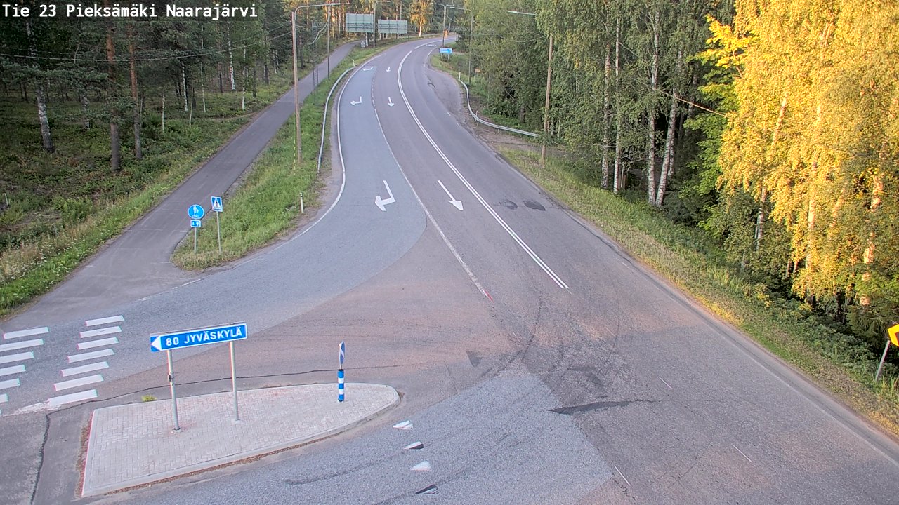 Kelikamerat Kuva Tie 23 Pieksämäki, Naarajärvi, Pieksämäki, Etelä-Savo
