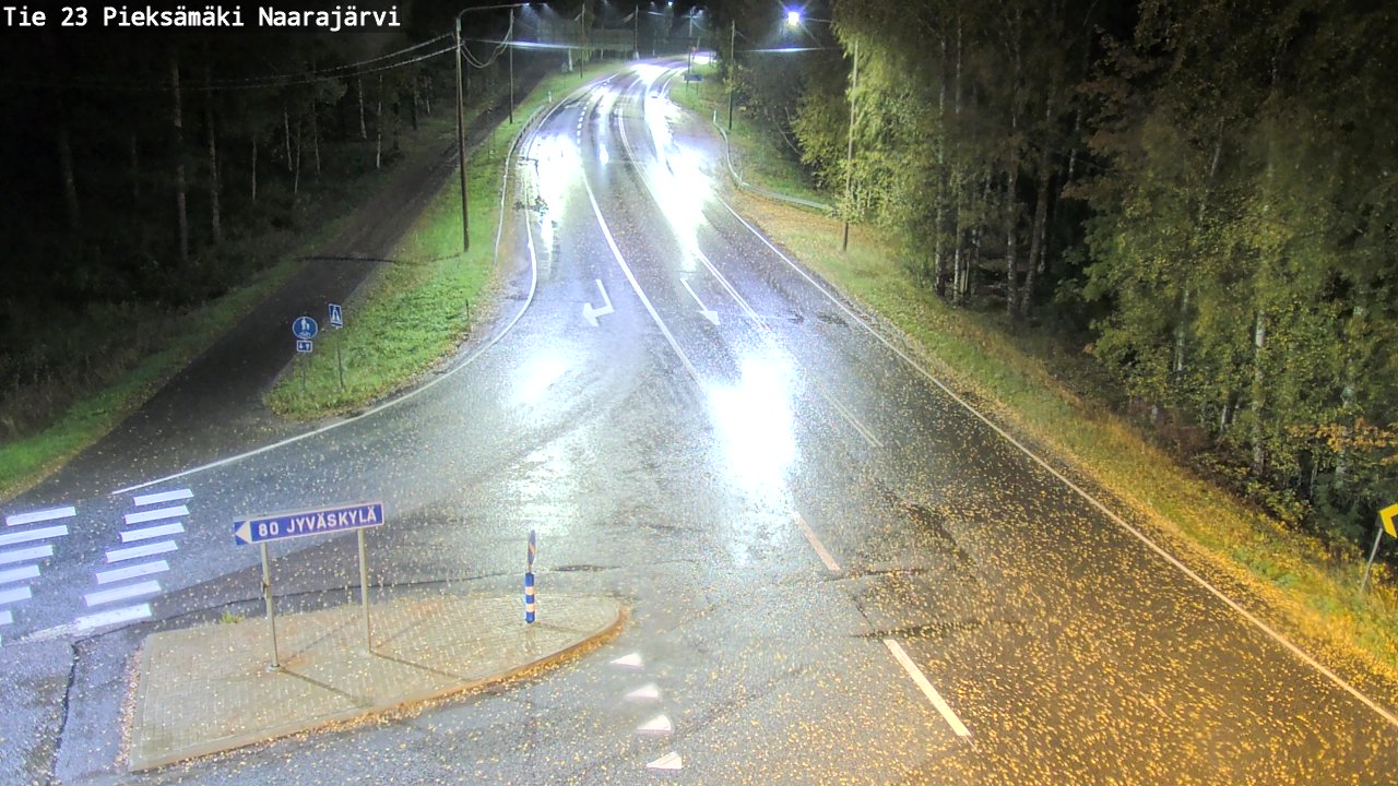 Weather Camera Image Road 23 Pieksämäki, Naarajärvi, Pieksämäki, Etelä-Savo