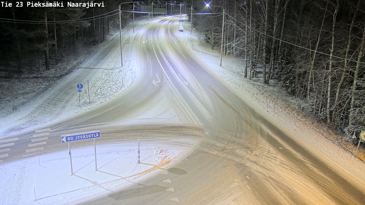 Kelikamerat Kuva Tie 23 Pieksämäki, Naarajärvi, Pieksämäki, Etelä-Savo