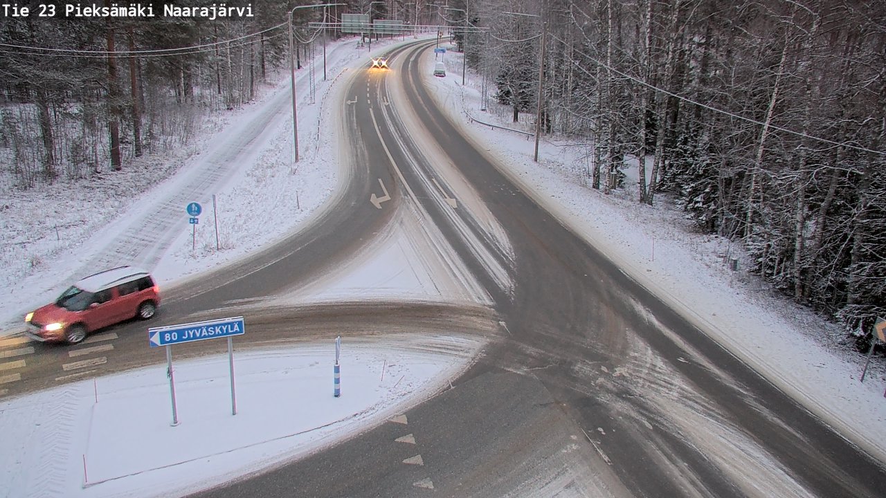 Kelikamerat Kuva Tie 23 Pieksämäki, Naarajärvi, Pieksämäki, Etelä-Savo