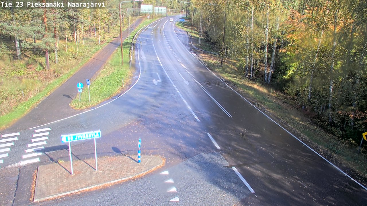 Weather Camera Image Road 23 Pieksämäki, Naarajärvi, Pieksämäki, Etelä-Savo