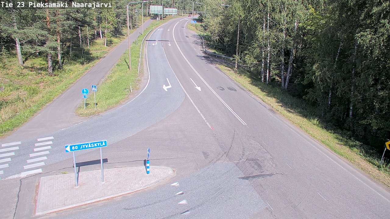 Kelikamerat Kuva Tie 23 Pieksämäki, Naarajärvi, Pieksämäki, Etelä-Savo