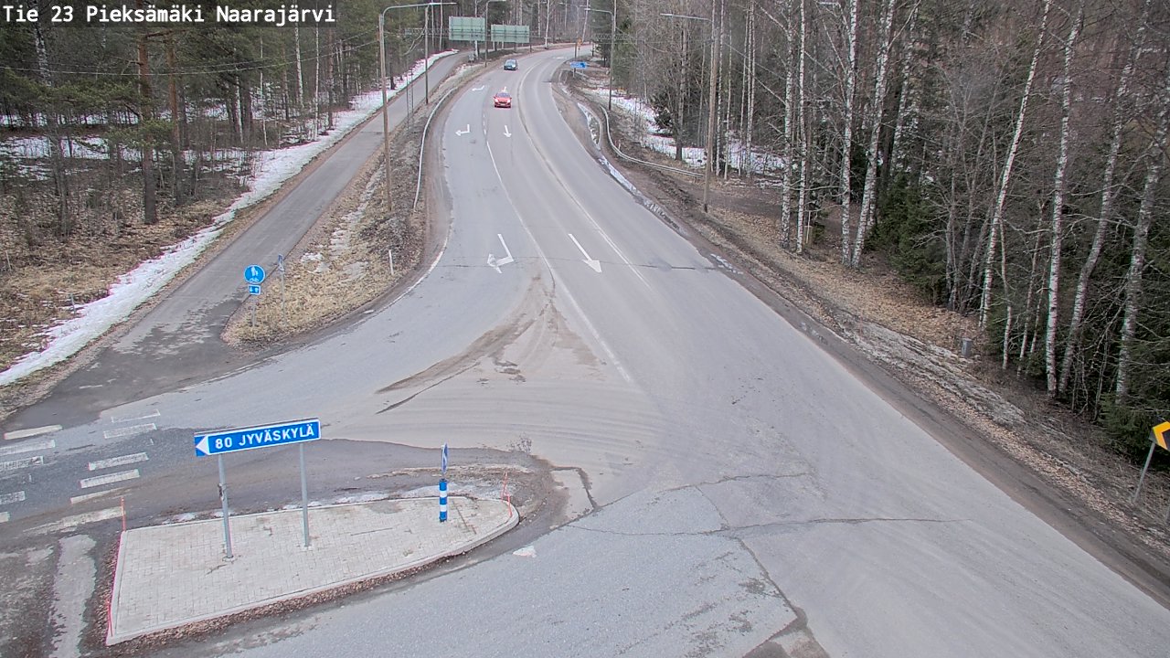 Kelikamerat Kuva Tie 23 Pieksämäki, Naarajärvi, Pieksämäki, Etelä-Savo