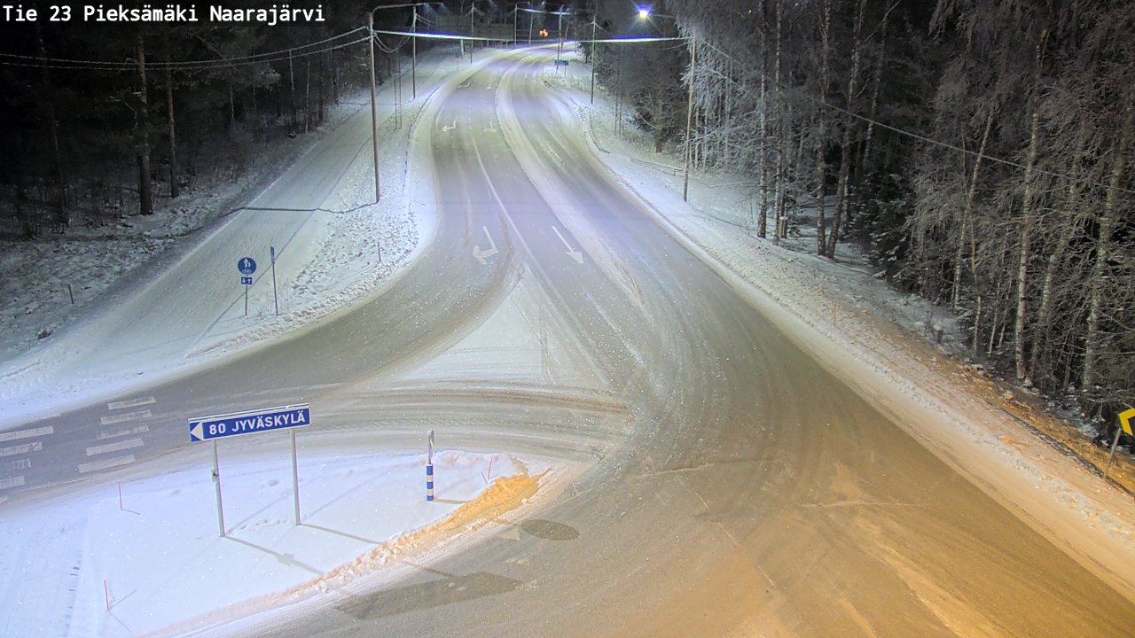 Kelikamerat Kuva Tie 23 Pieksämäki, Naarajärvi, Pieksämäki, Etelä-Savo