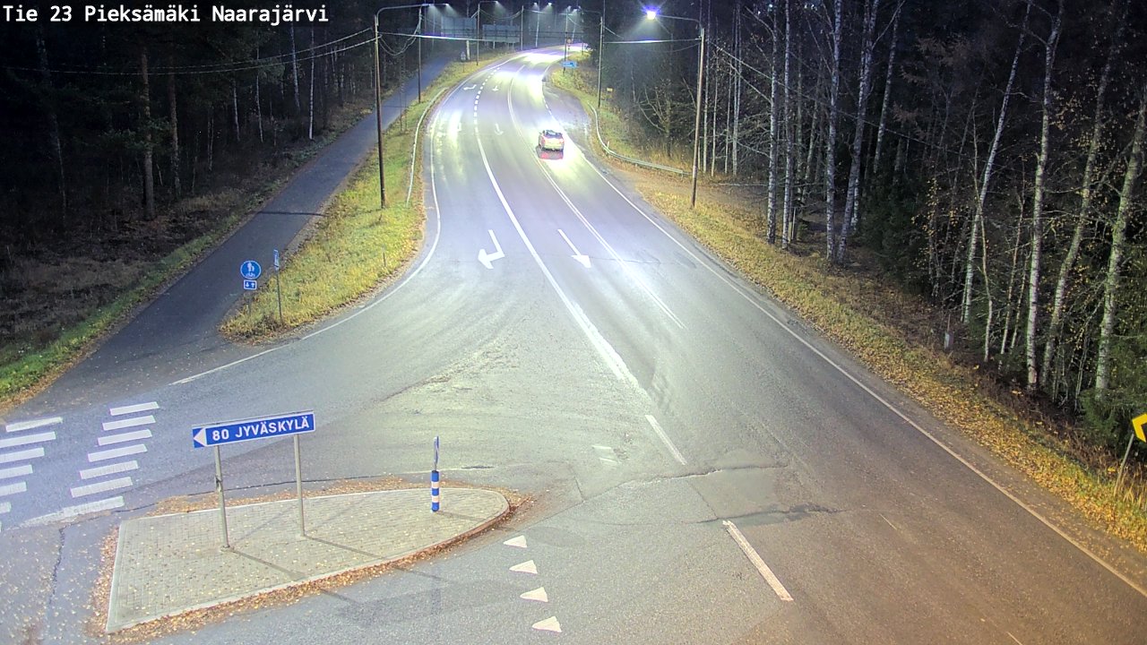 Kelikamerat Kuva Tie 23 Pieksämäki, Naarajärvi, Pieksämäki, Etelä-Savo