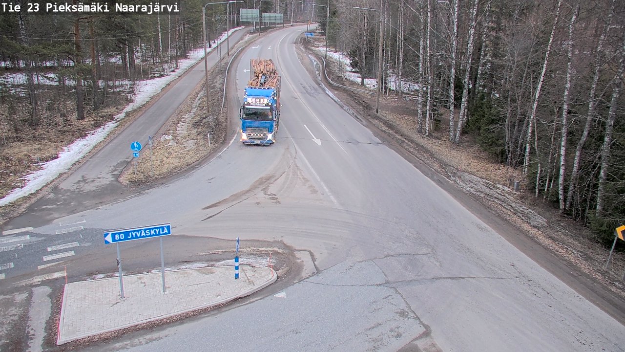 Kelikamerat Kuva Tie 23 Pieksämäki, Naarajärvi, Pieksämäki, Etelä-Savo