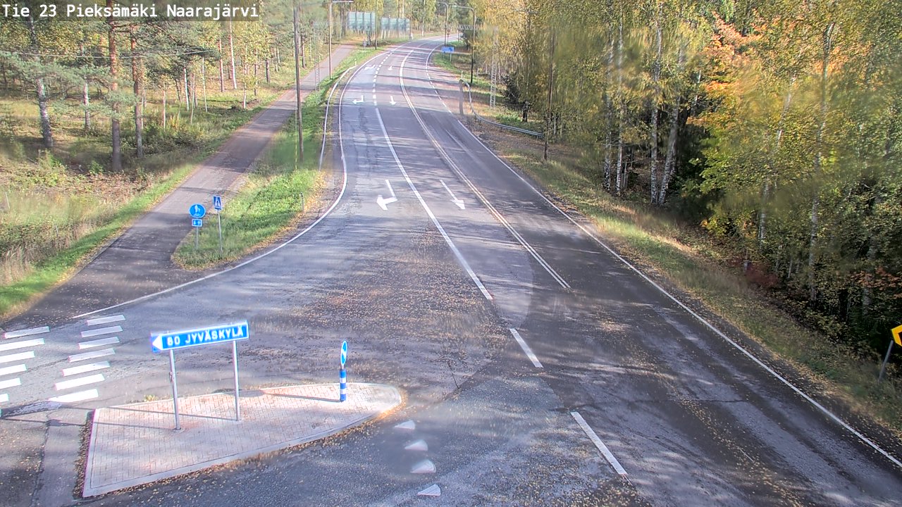 Weather Camera Image Väg 23 Pieksämäki, Naarajärvi, Pieksämäki, Etelä-Savo