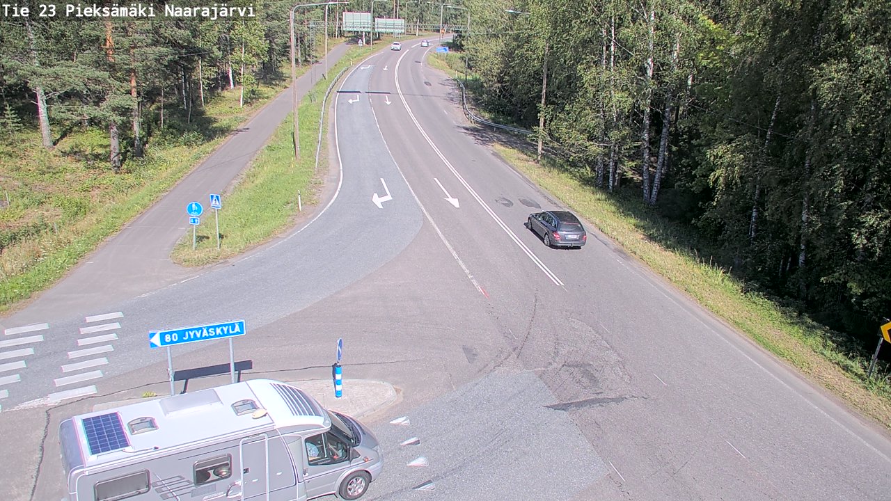 Kelikamerat Kuva Tie 23 Pieksämäki, Naarajärvi, Pieksämäki, Etelä-Savo