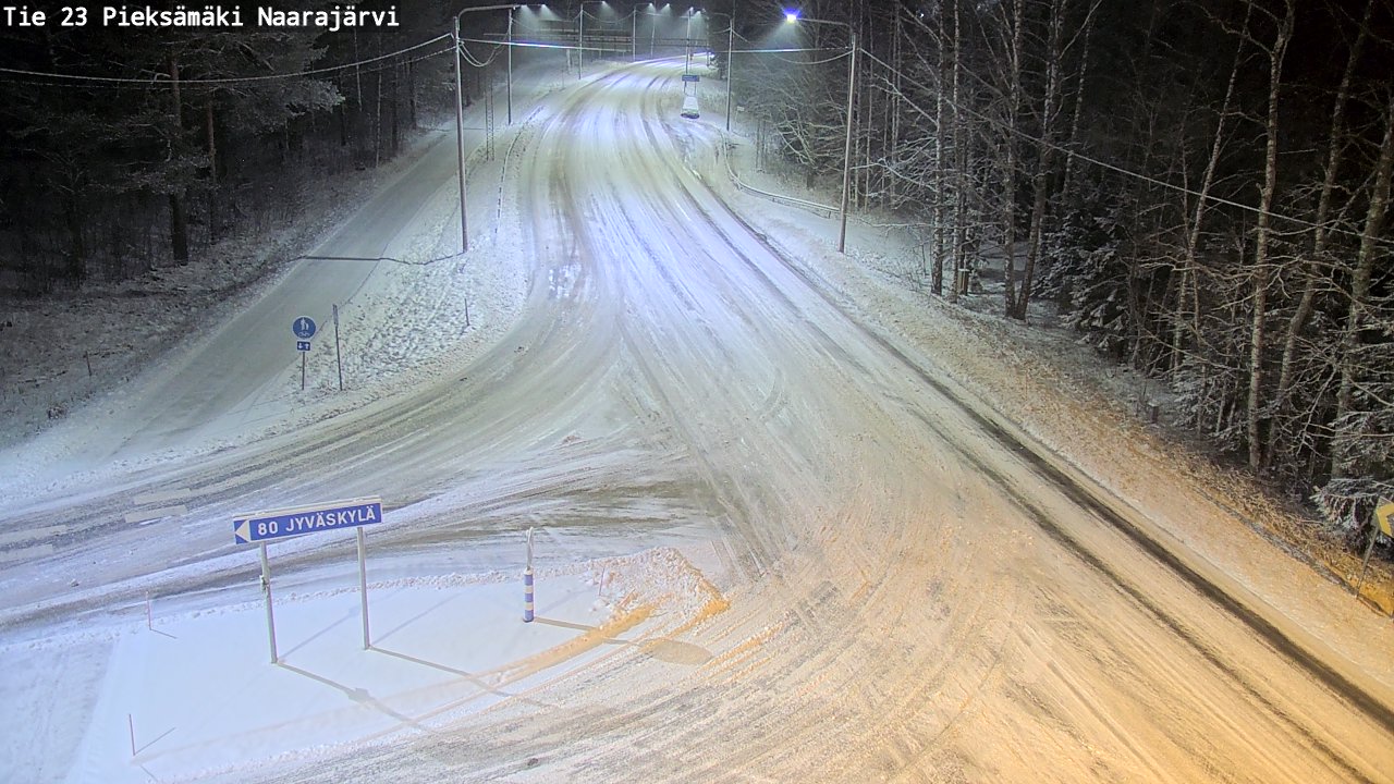 Kelikamerat Kuva Tie 23 Pieksämäki, Naarajärvi, Pieksämäki, Etelä-Savo
