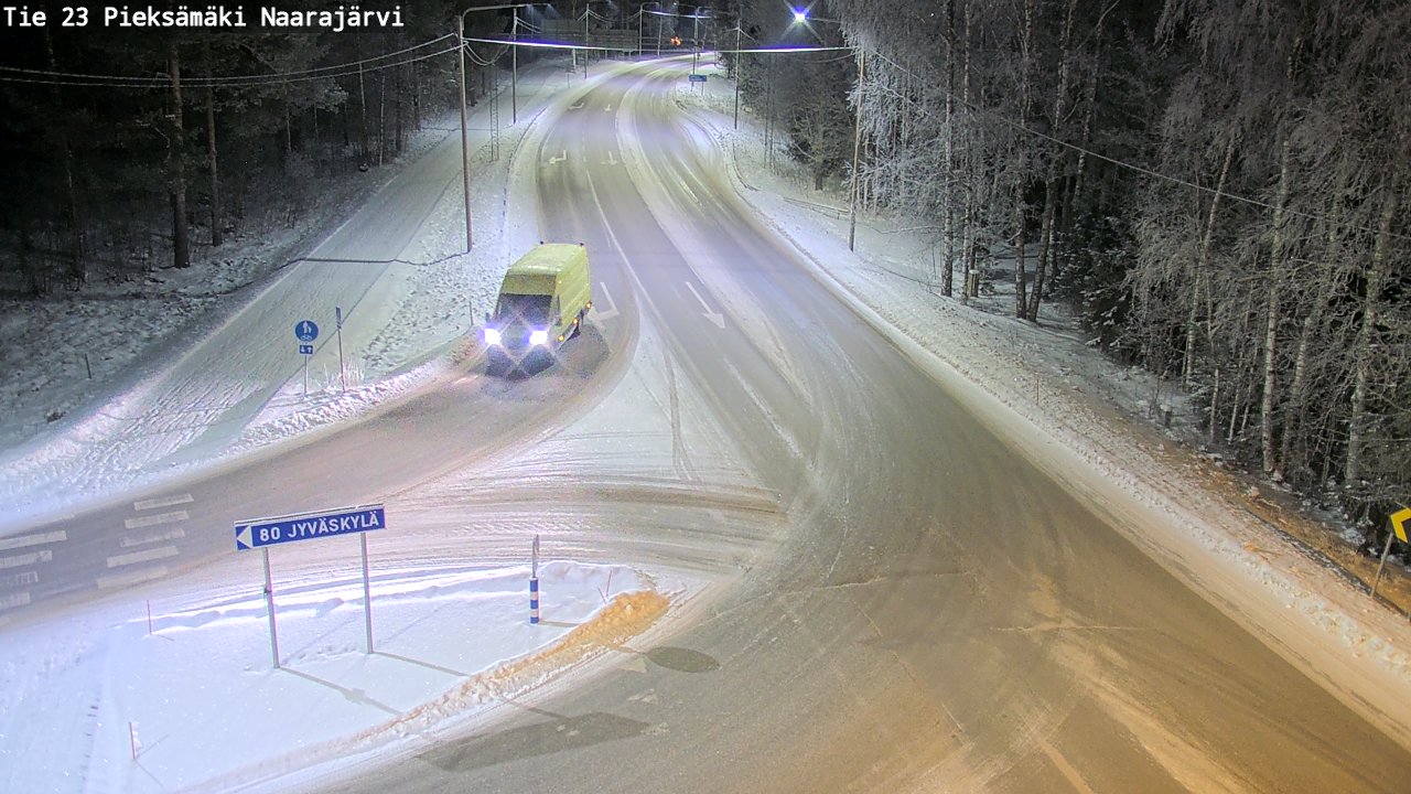 Kelikamerat Kuva Tie 23 Pieksämäki, Naarajärvi, Pieksämäki, Etelä-Savo