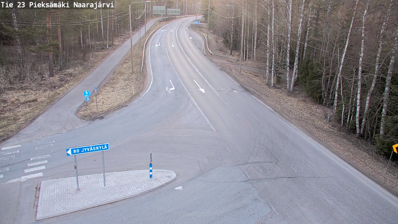 Kelikamerat Kuva Tie 23 Pieksämäki, Naarajärvi, Pieksämäki, Etelä-Savo