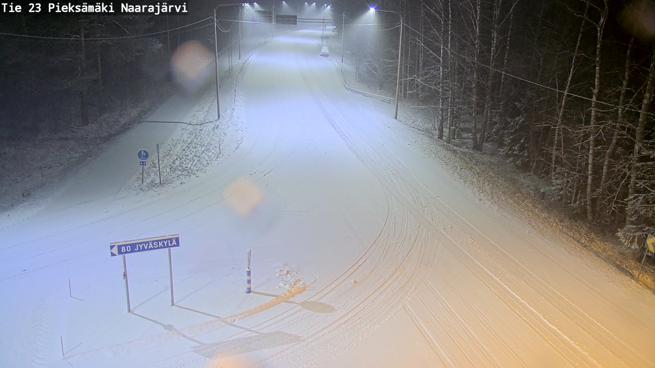 Kelikamerat Kuva Tie 23 Pieksämäki, Naarajärvi, Pieksämäki, Etelä-Savo
