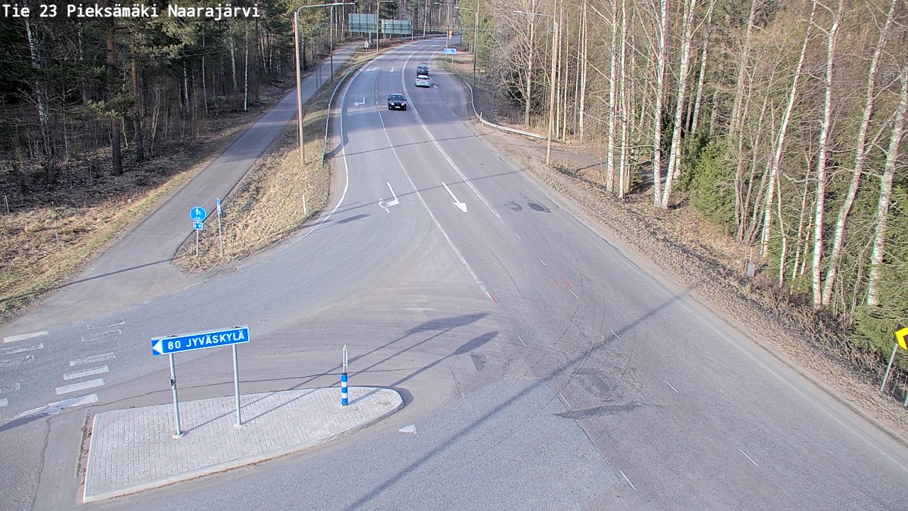 Kelikamerat Kuva Tie 23 Pieksämäki, Naarajärvi, Pieksämäki, Etelä-Savo