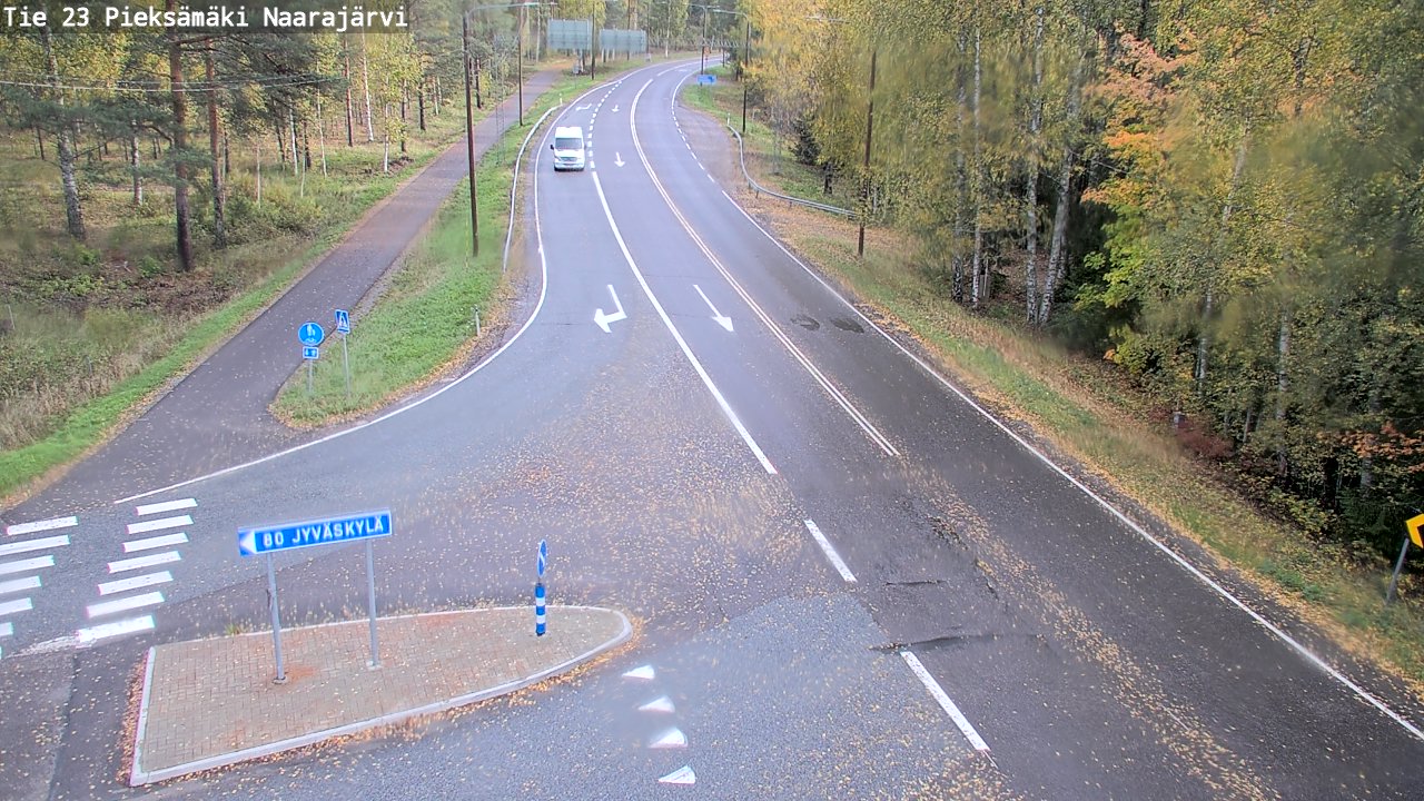 Weather Camera Image Road 23 Pieksämäki, Naarajärvi, Pieksämäki, Etelä-Savo