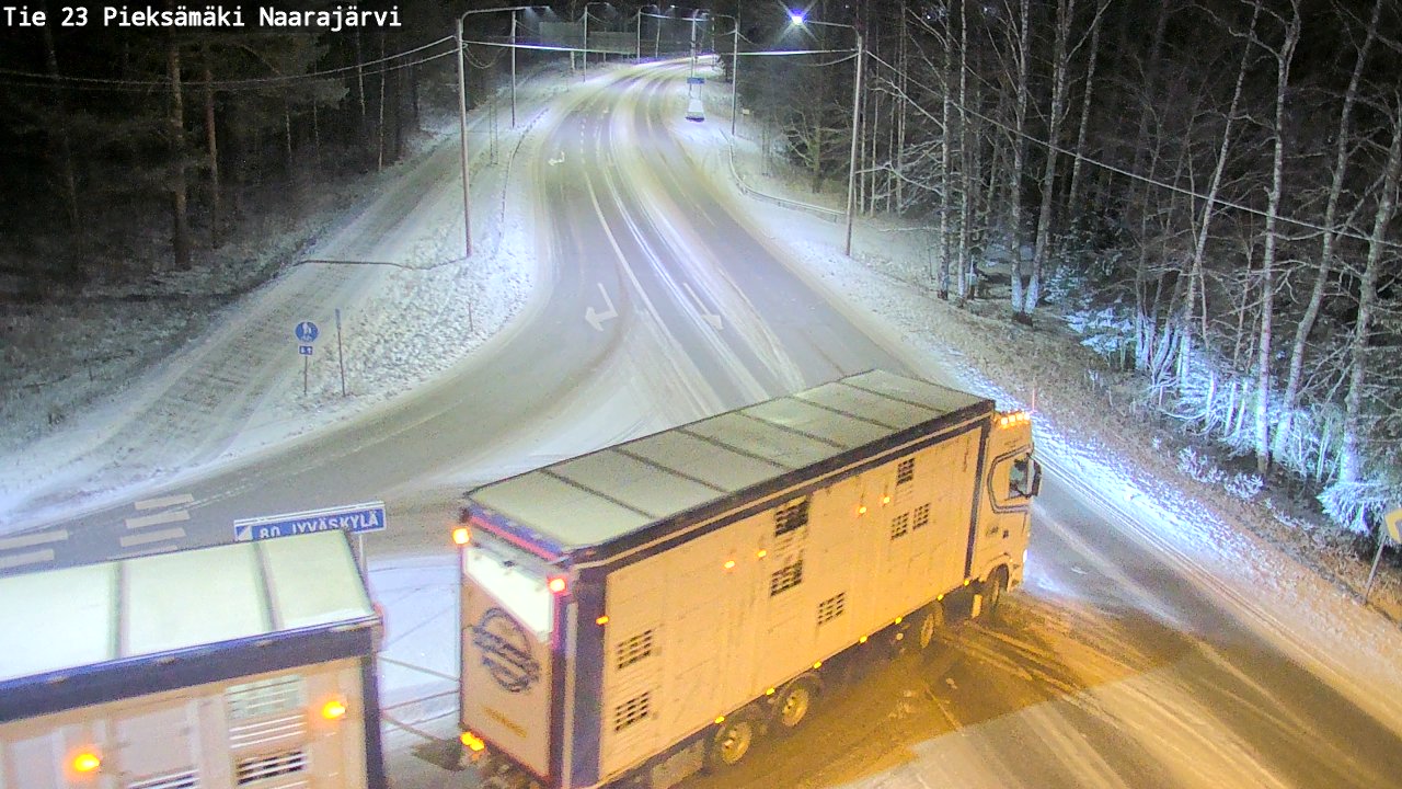Kelikamerat Kuva Tie 23 Pieksämäki, Naarajärvi, Pieksämäki, Etelä-Savo