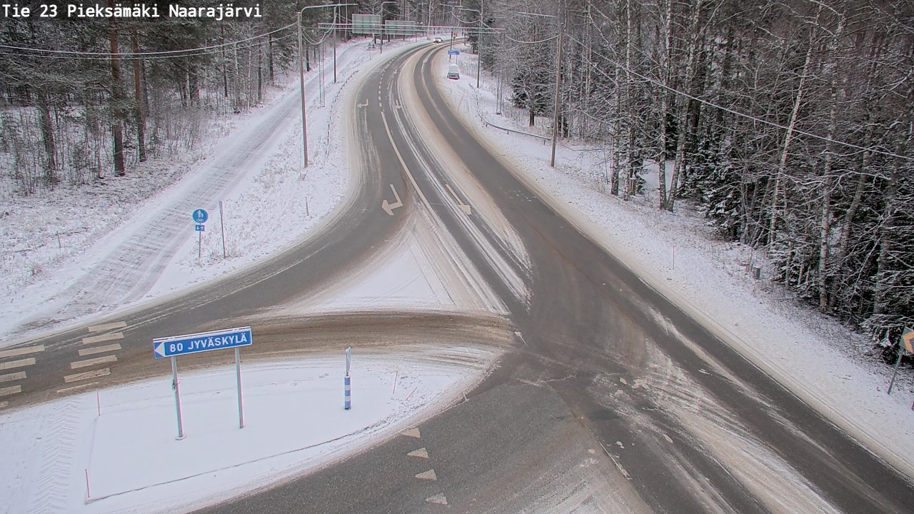 Kelikamerat Kuva Tie 23 Pieksämäki, Naarajärvi, Pieksämäki, Etelä-Savo