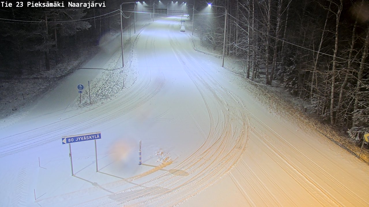 Kelikamerat Kuva Tie 23 Pieksämäki, Naarajärvi, Pieksämäki, Etelä-Savo