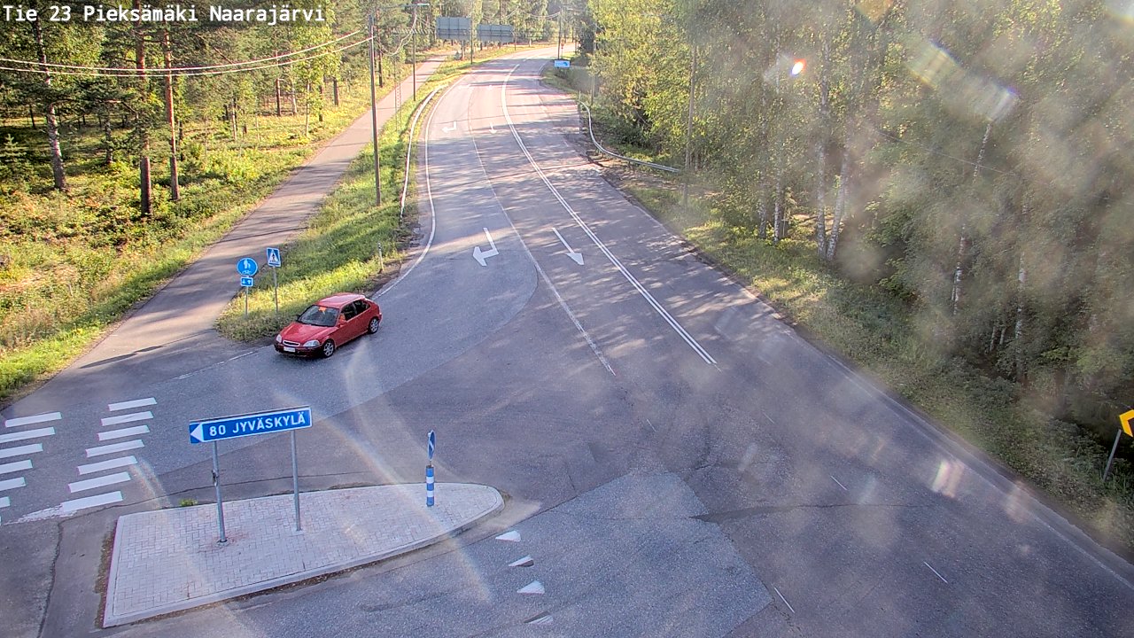 Kelikamerat Kuva Tie 23 Pieksämäki, Naarajärvi, Pieksämäki, Etelä-Savo
