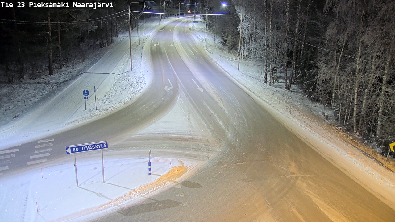 Kelikamerat Kuva Tie 23 Pieksämäki, Naarajärvi, Pieksämäki, Etelä-Savo