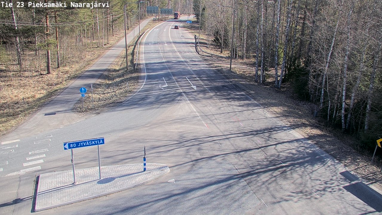 Kelikamerat Kuva Tie 23 Pieksämäki, Naarajärvi, Pieksämäki, Etelä-Savo