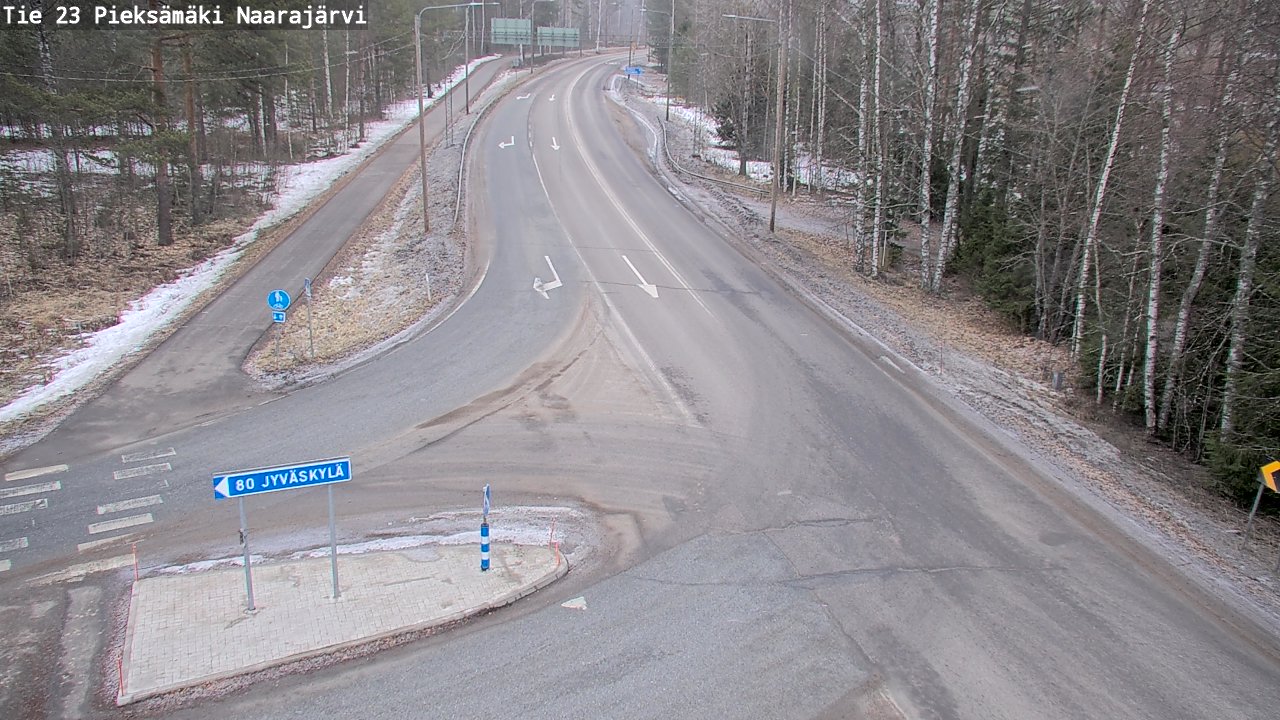 Kelikamerat Kuva Tie 23 Pieksämäki, Naarajärvi, Pieksämäki, Etelä-Savo
