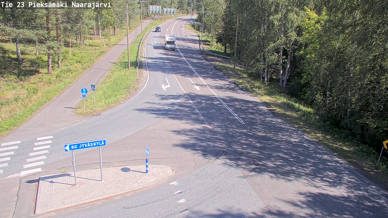 Kelikamerat Kuva Tie 23 Pieksämäki, Naarajärvi, Pieksämäki, Etelä-Savo