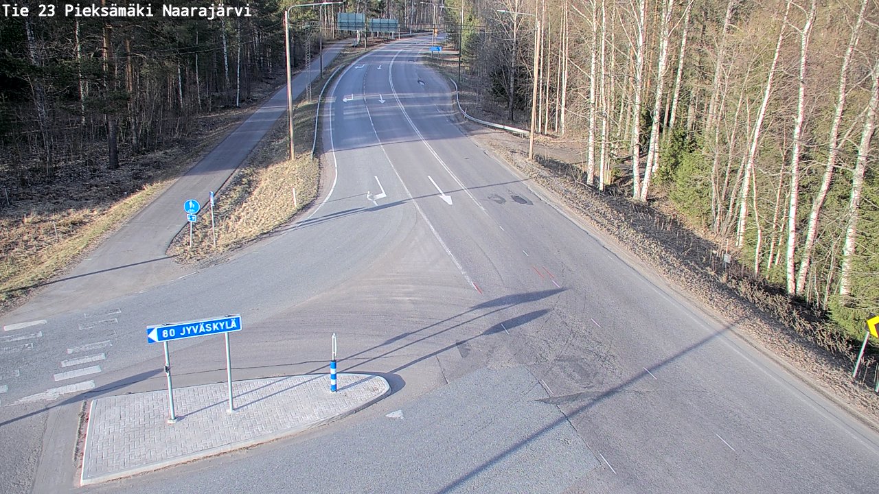 Kelikamerat Kuva Tie 23 Pieksämäki, Naarajärvi, Pieksämäki, Etelä-Savo