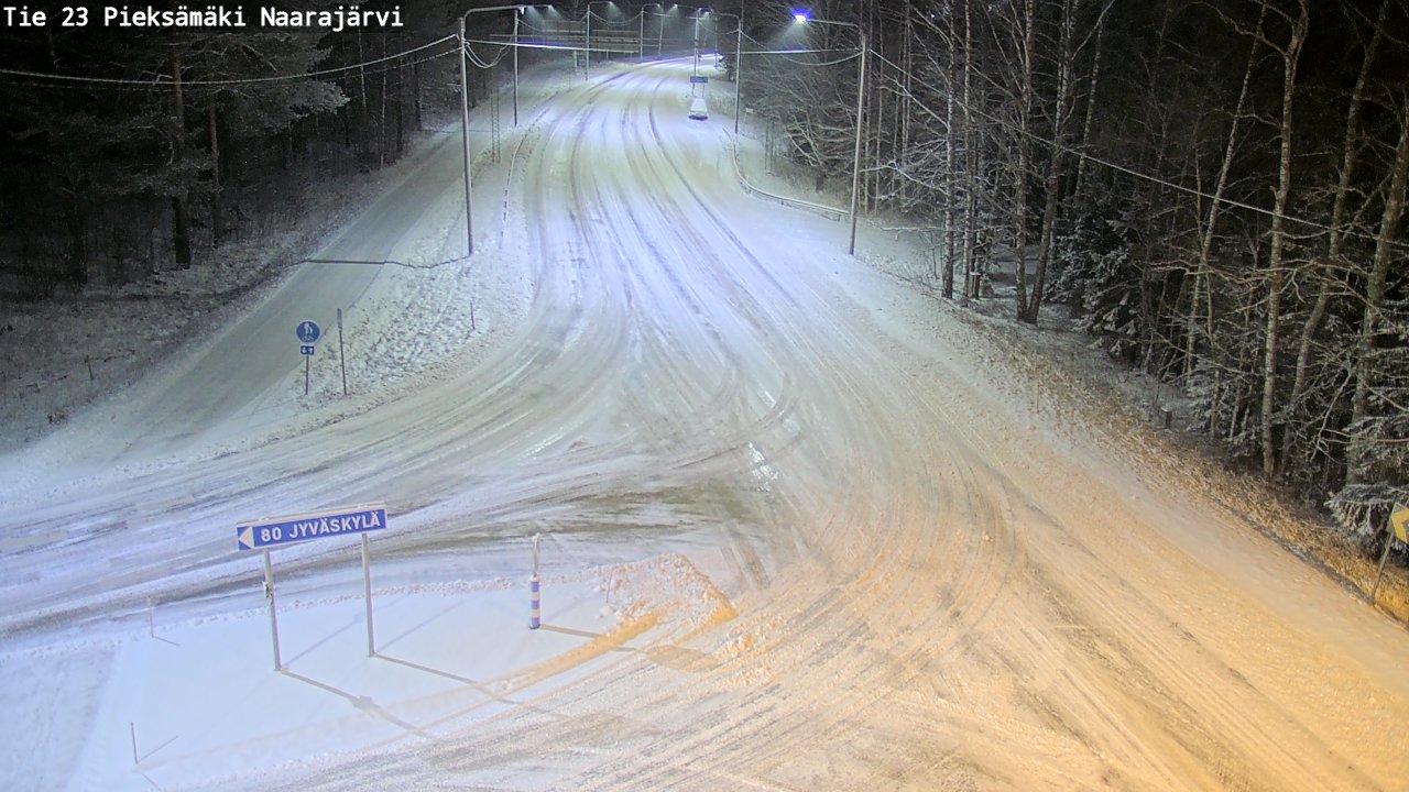 Kelikamerat Kuva Tie 23 Pieksämäki, Naarajärvi, Pieksämäki, Etelä-Savo