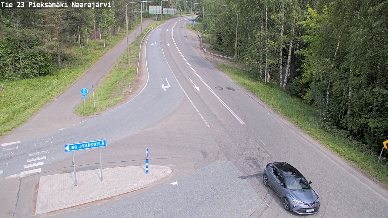 Kelikamerat Kuva Tie 23 Pieksämäki, Naarajärvi, Pieksämäki, Etelä-Savo
