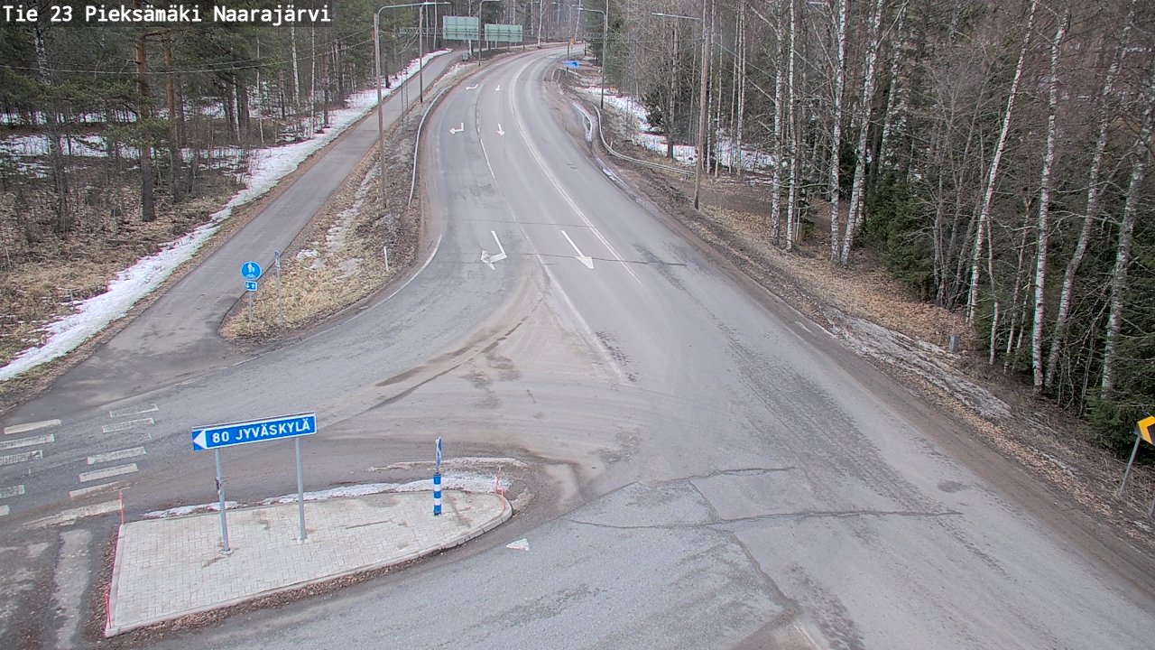 Kelikamerat Kuva Tie 23 Pieksämäki, Naarajärvi, Pieksämäki, Etelä-Savo