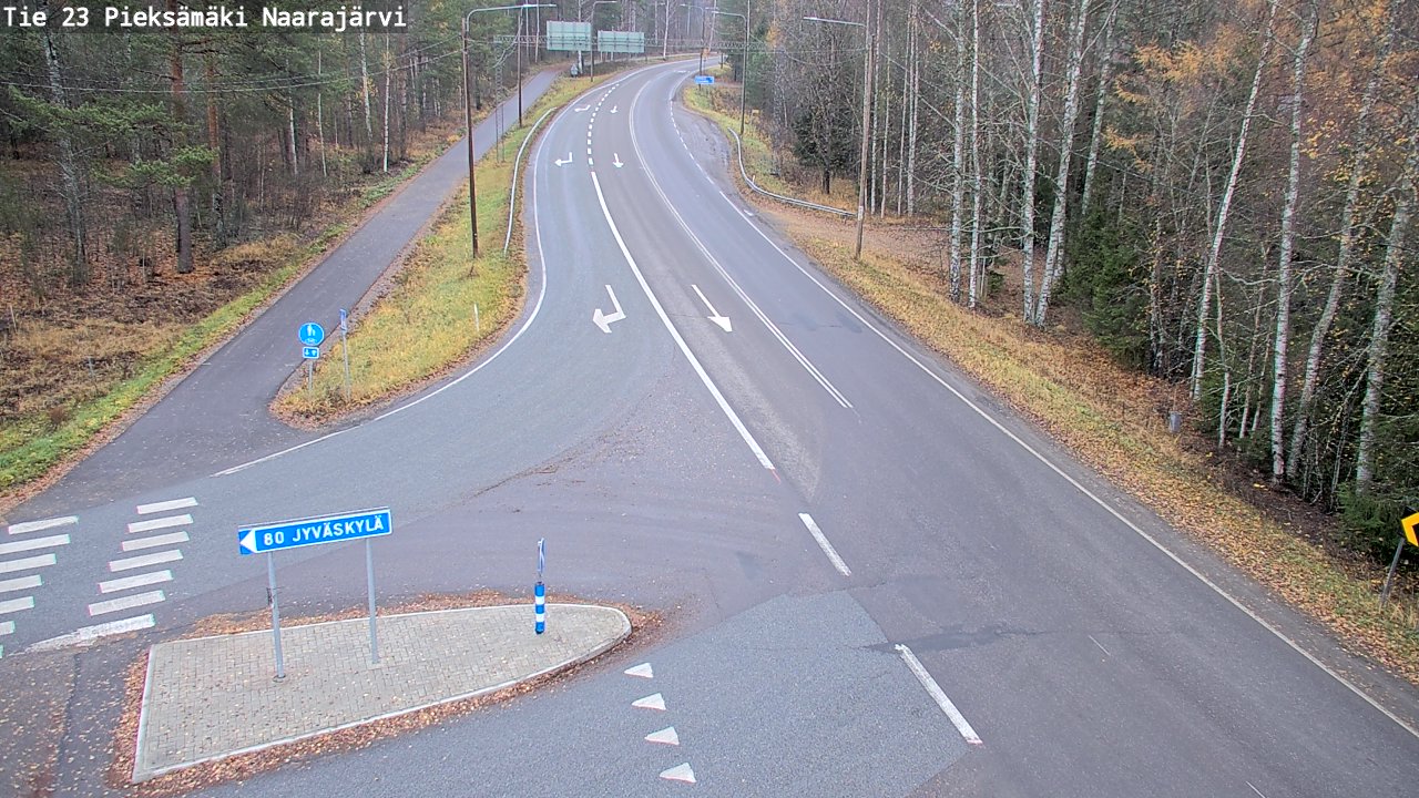 Kelikamerat Kuva Tie 23 Pieksämäki, Naarajärvi, Pieksämäki, Etelä-Savo