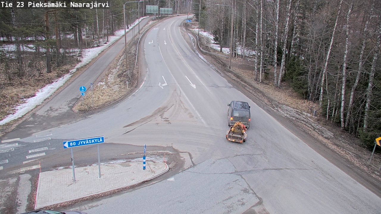 Kelikamerat Kuva Tie 23 Pieksämäki, Naarajärvi, Pieksämäki, Etelä-Savo