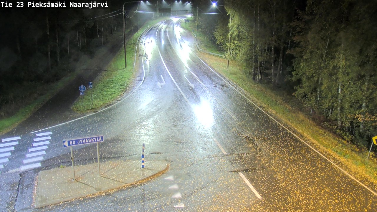Weather Camera Image Road 23 Pieksämäki, Naarajärvi, Pieksämäki, Etelä-Savo