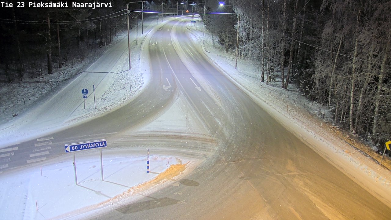 Kelikamerat Kuva Tie 23 Pieksämäki, Naarajärvi, Pieksämäki, Etelä-Savo