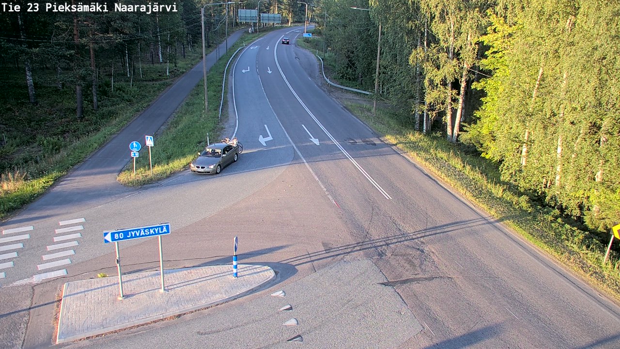 Kelikamerat Kuva Tie 23 Pieksämäki, Naarajärvi, Pieksämäki, Etelä-Savo
