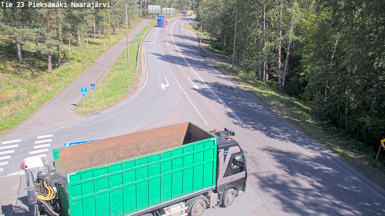 Kelikamerat Kuva Tie 23 Pieksämäki, Naarajärvi, Pieksämäki, Etelä-Savo