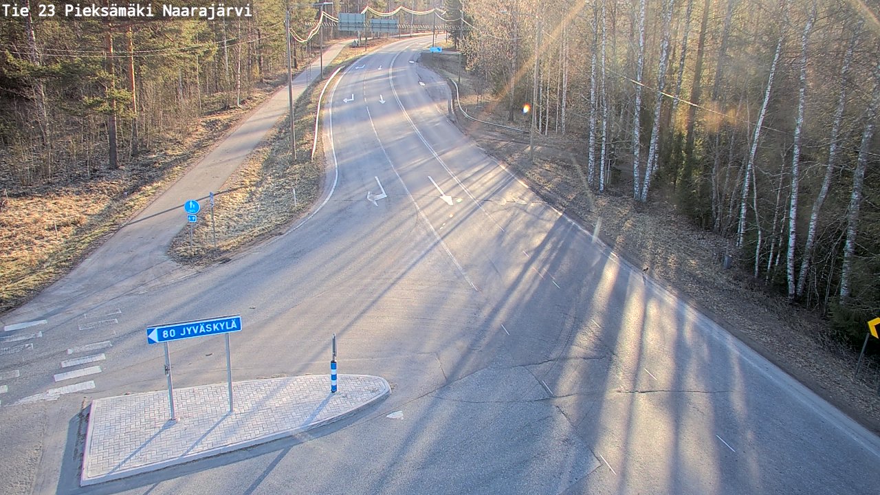 Kelikamerat Kuva Tie 23 Pieksämäki, Naarajärvi, Pieksämäki, Etelä-Savo