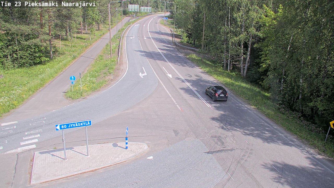 Kelikamerat Kuva Tie 23 Pieksämäki, Naarajärvi, Pieksämäki, Etelä-Savo