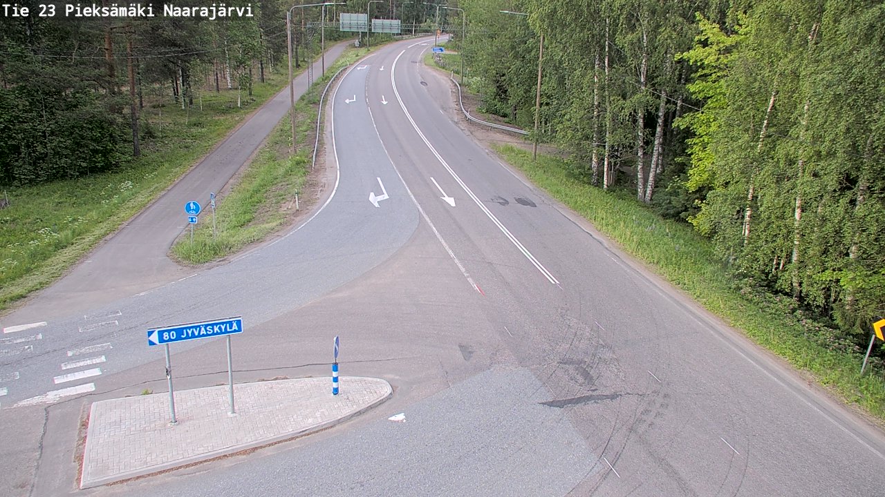 Kelikamerat Kuva Tie 23 Pieksämäki, Naarajärvi, Pieksämäki, Etelä-Savo