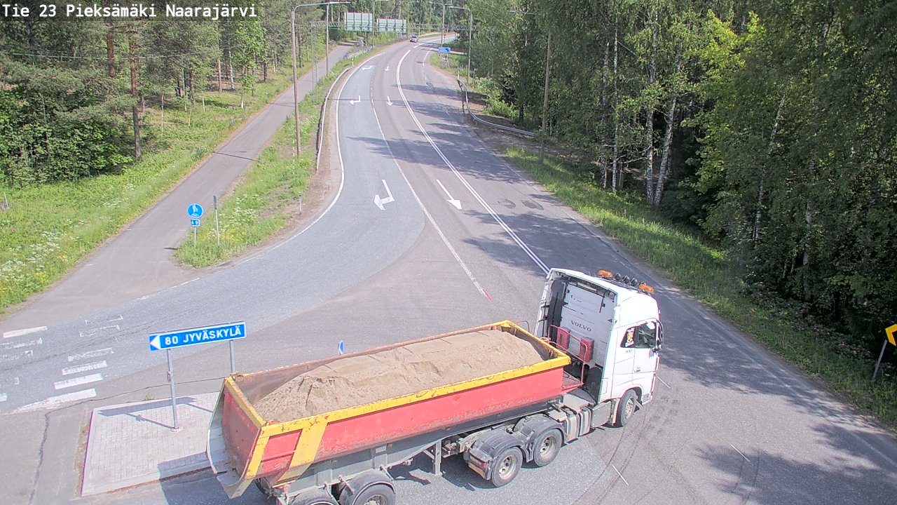 Kelikamerat Kuva Tie 23 Pieksämäki, Naarajärvi, Pieksämäki, Etelä-Savo