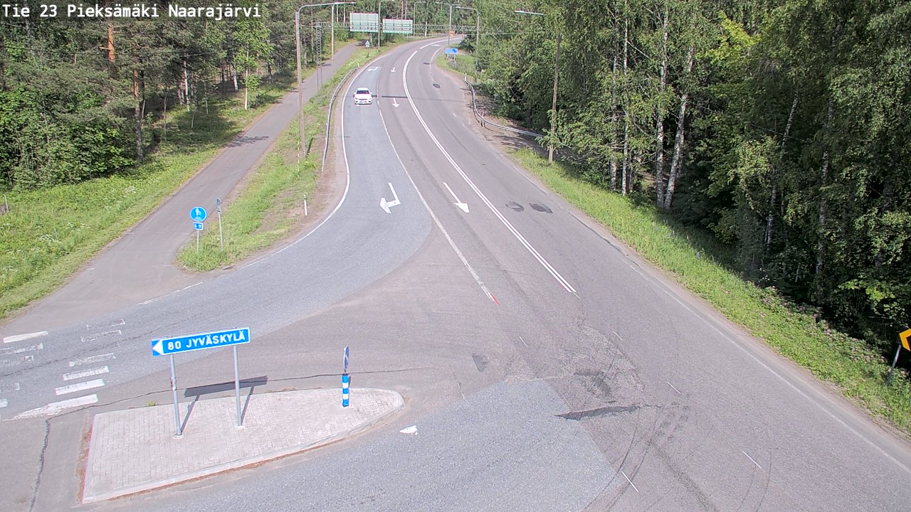 Kelikamerat Kuva Tie 23 Pieksämäki, Naarajärvi, Pieksämäki, Etelä-Savo