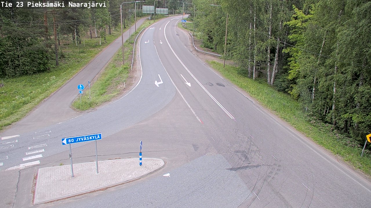 Kelikamerat Kuva Tie 23 Pieksämäki, Naarajärvi, Pieksämäki, Etelä-Savo