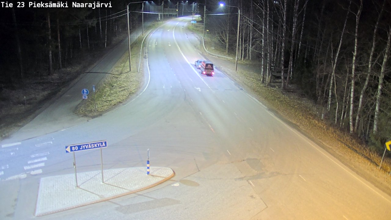 Weather Camera Image Road 23 Pieksämäki, Naarajärvi, Pieksämäki, Etelä-Savo
