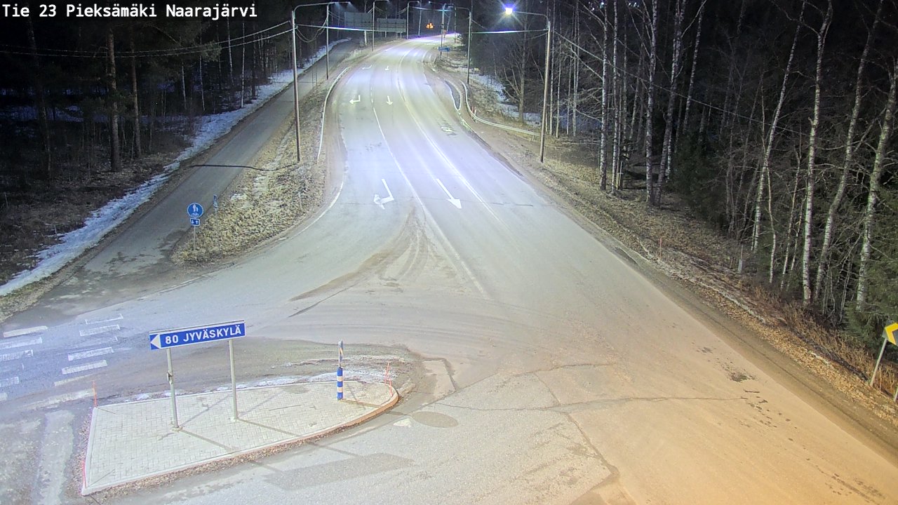 Kelikamerat Kuva Tie 23 Pieksämäki, Naarajärvi, Pieksämäki, Etelä-Savo