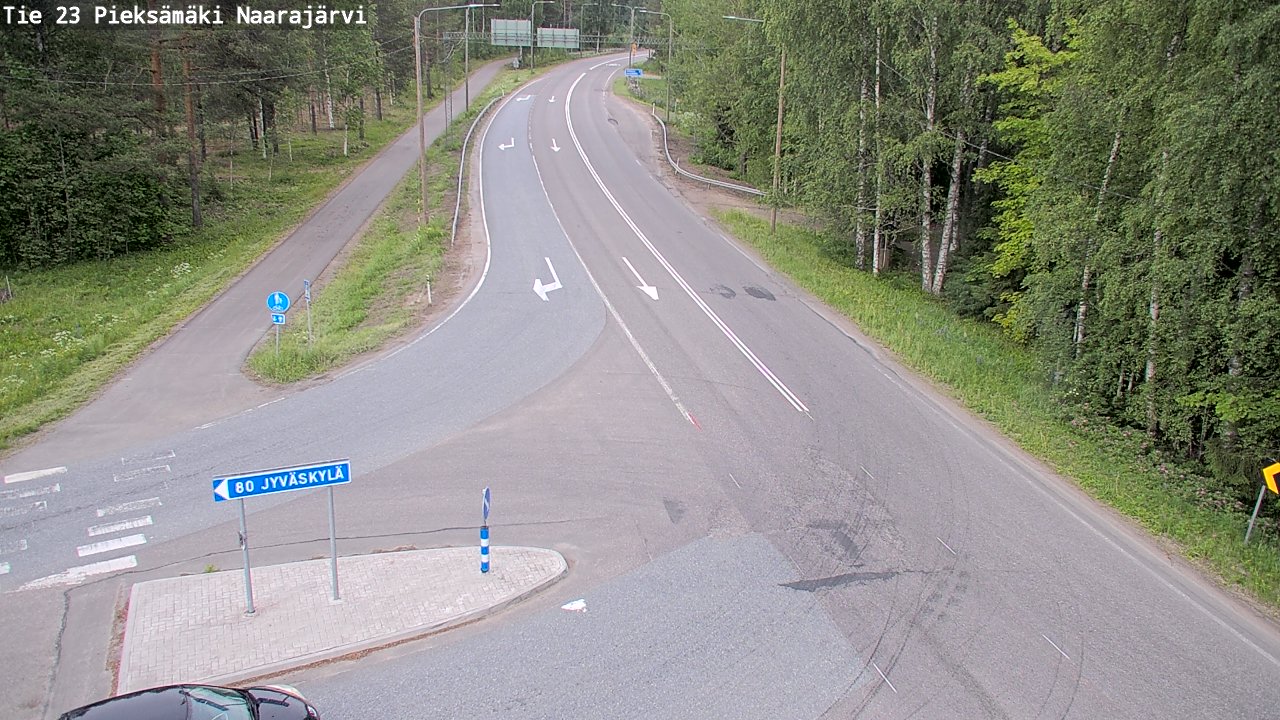 Kelikamerat Kuva Tie 23 Pieksämäki, Naarajärvi, Pieksämäki, Etelä-Savo