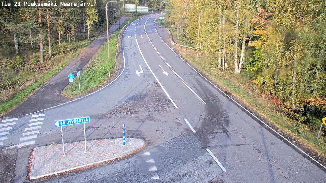Weather Camera Image Road 23 Pieksämäki, Naarajärvi, Pieksämäki, Etelä-Savo