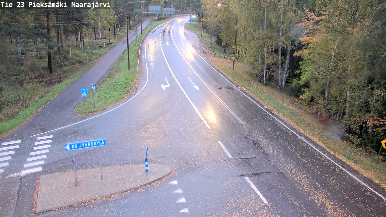 Weather Camera Image Road 23 Pieksämäki, Naarajärvi, Pieksämäki, Etelä-Savo