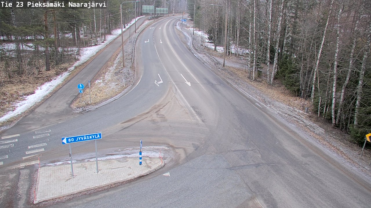 Kelikamerat Kuva Tie 23 Pieksämäki, Naarajärvi, Pieksämäki, Etelä-Savo