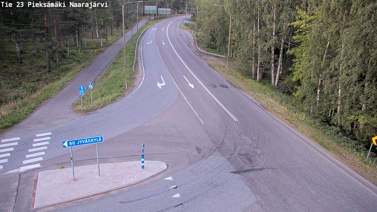 Kelikamerat Kuva Tie 23 Pieksämäki, Naarajärvi, Pieksämäki, Etelä-Savo
